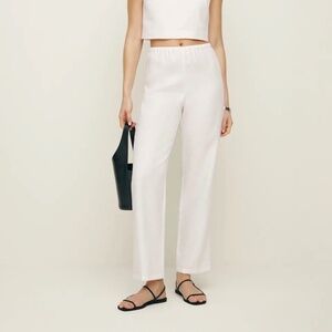 NWT Reformation Remi Cropped Linen Pant